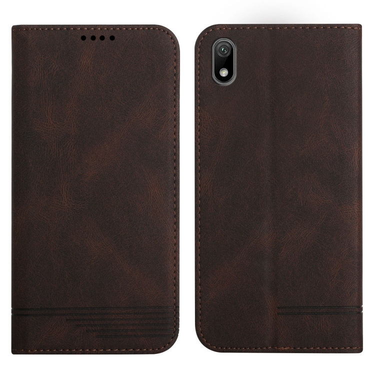 For Huawei Y5 2019 Strong Magnetic Leather Case