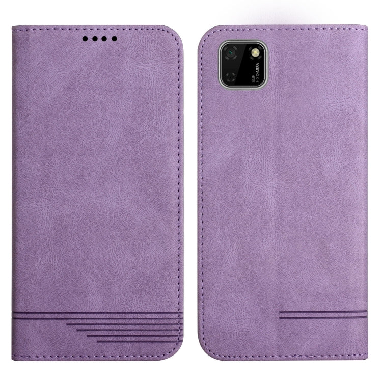For Huawei Y5p 2020 Strong Magnetic Leather Case