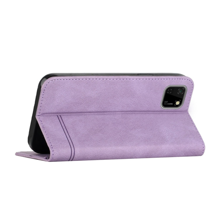 For Huawei Y5p 2020 Strong Magnetic Leather Case
