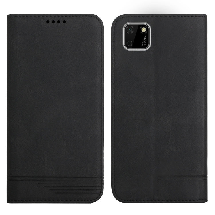 For Huawei Y5p 2020 Strong Magnetic Leather Case