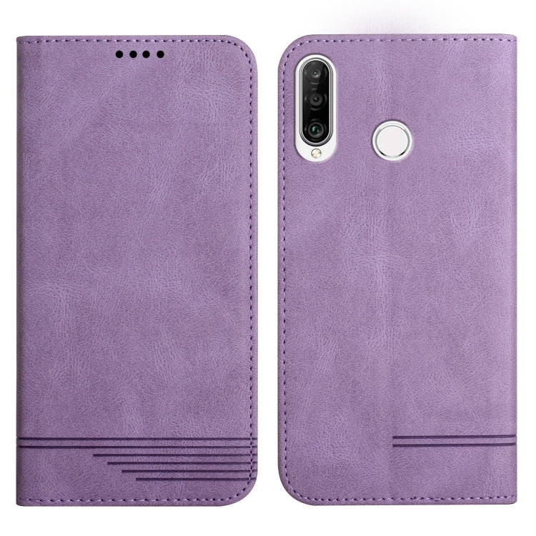 For Huawei Y6p 2020 Strong Magnetic Leather Case