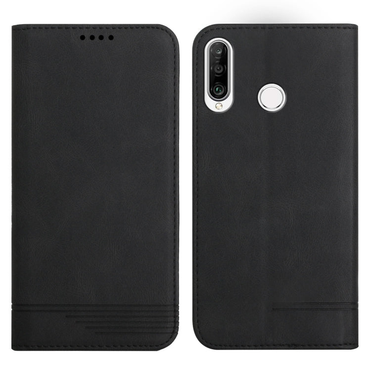 For Huawei Y6p 2020 Strong Magnetic Leather Case