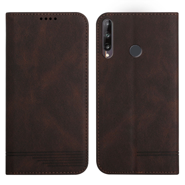For Huawei Y7p 2020 Strong Magnetic Leather Case
