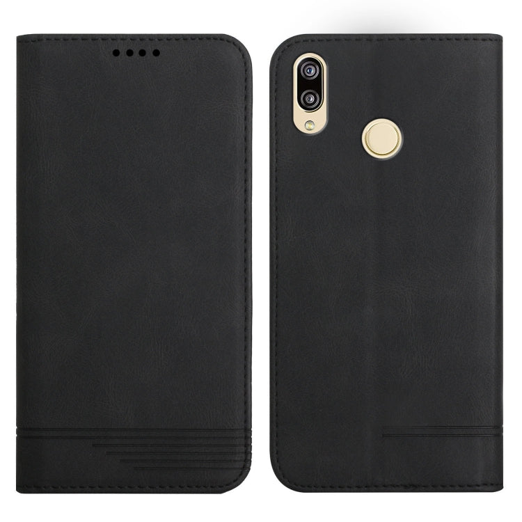 For Huawei Y9 2019 Strong Magnetic Leather Case