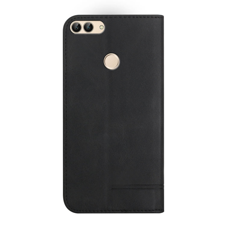 For Huawei Enjoy 7S Strong Magnetic Leather Case