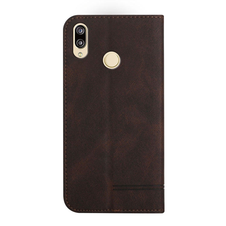 For Honor 10 Lite Strong Magnetic Leather Case