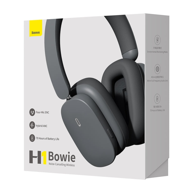 Baseus Bowie Series H1 Noise Cancelling Bluetooth Headphones
