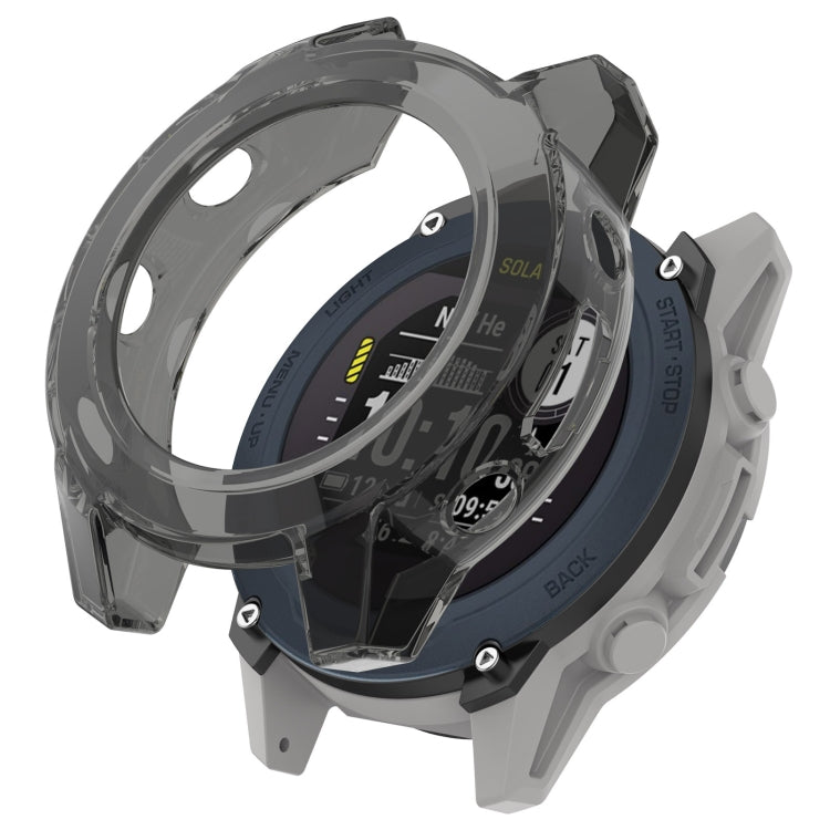 For Garmin Descent G1 Half Coverage Hollowed TPU Watch Case