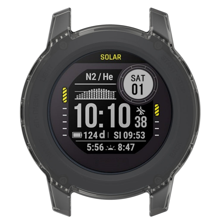 For Garmin Descent G1 Half Coverage Hollowed TPU Watch Case