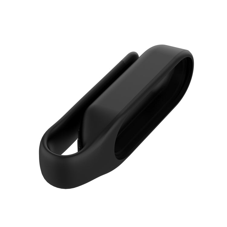 For Xiaomi Mi Band 7 / 6 / 5 / 4 Steel Sheet Clip Silicone Watch Case