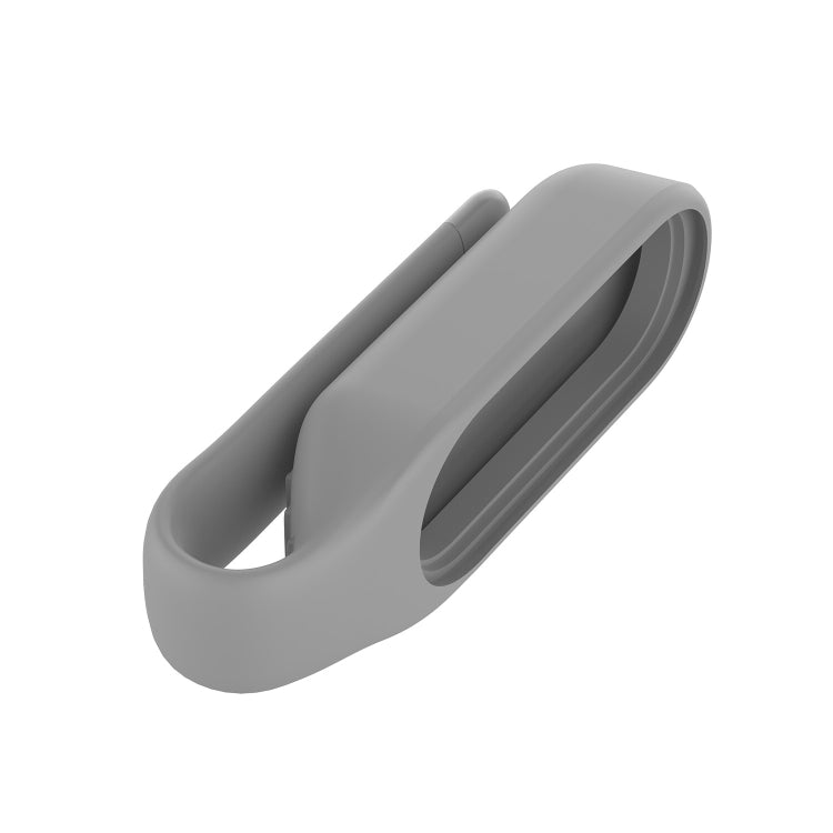 For Xiaomi Mi Band 7 / 6 / 5 / 4 Steel Sheet Clip Silicone Watch Case