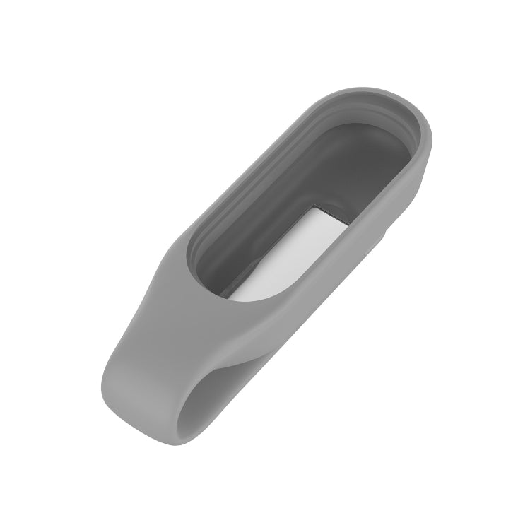 For Xiaomi Mi Band 7 / 6 / 5 / 4 Steel Sheet Clip Silicone Watch Case