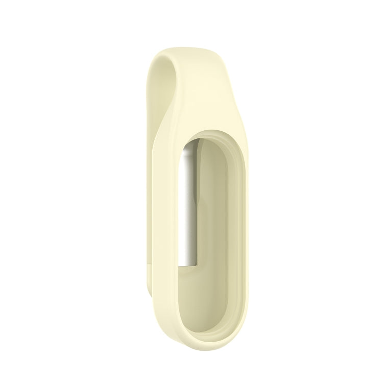For Xiaomi Mi Band 7 / 6 / 5 / 4 Steel Sheet Clip Silicone Watch Case