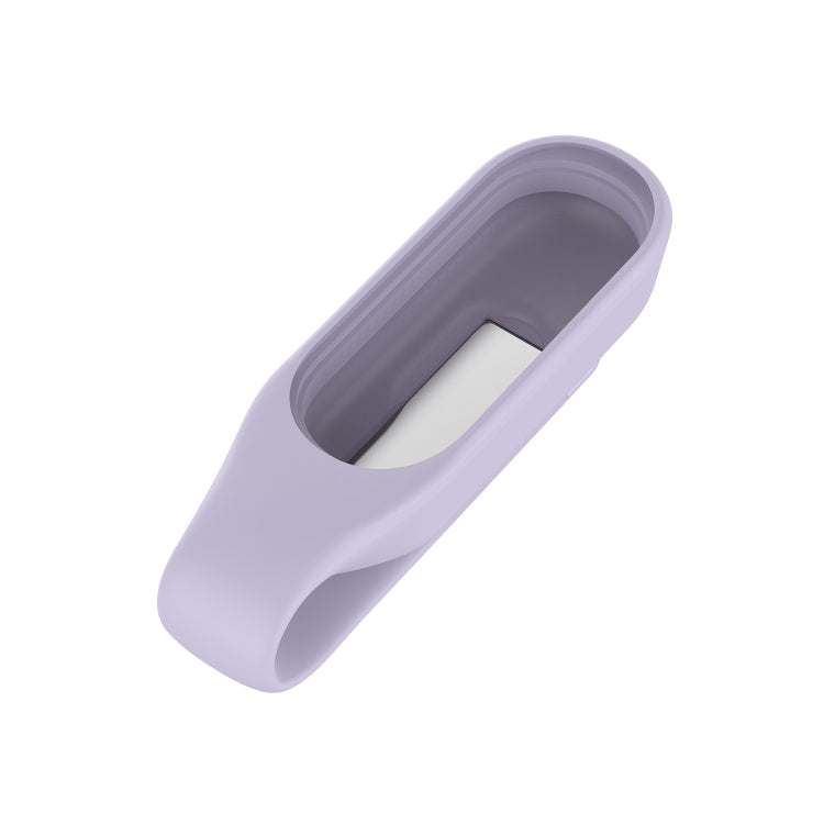 For Xiaomi Mi Band 7 / 6 / 5 / 4 Steel Sheet Clip Silicone Watch Case