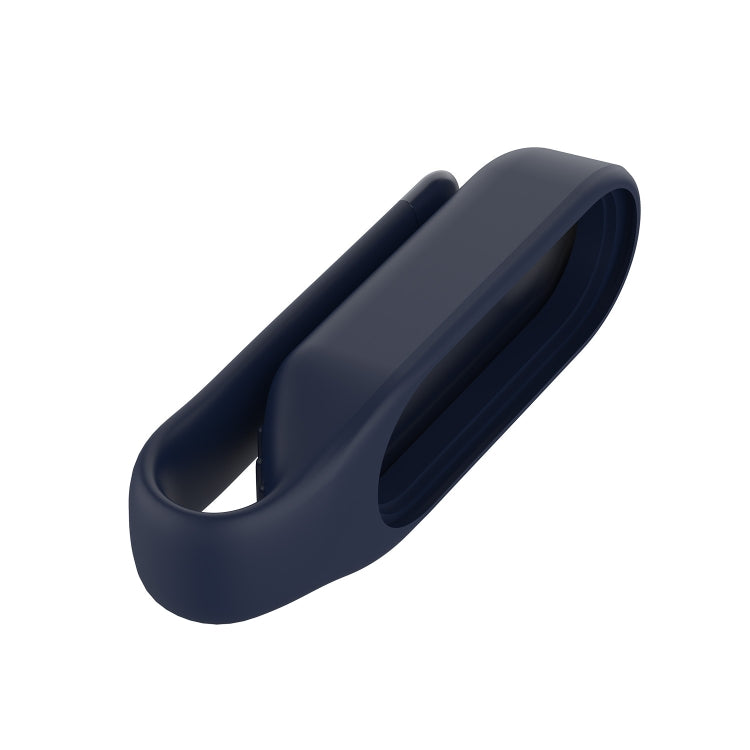 For Xiaomi Mi Band 7 / 6 / 5 / 4 Steel Sheet Clip Silicone Watch Case