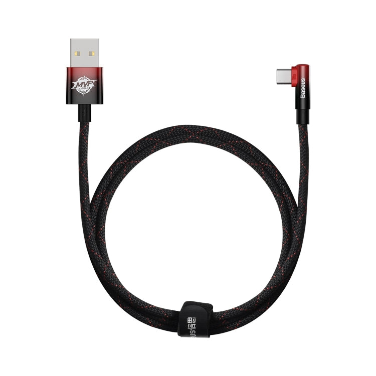 Baseus MVP Series 2 100W USB to USB-C / Type-C Mobile Game Elbow Fast Charge Data Cable, Length:1m