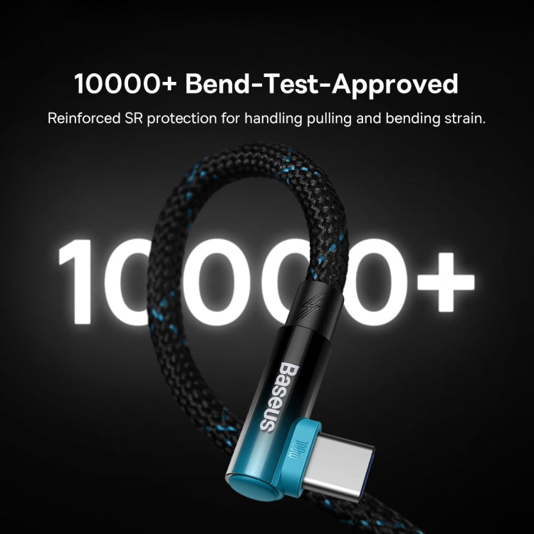 Baseus MVP Series 2 100W USB to USB-C / Type-C Mobile Game Elbow Fast Charge Data Cable, Length:1m