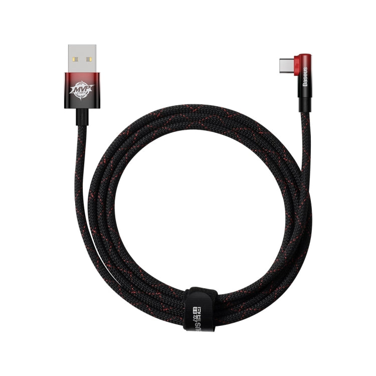 Baseus MVP Series 2 100W USB to USB-C / Type-C Mobile Game Elbow Fast Charge Data Cable, Length:2m