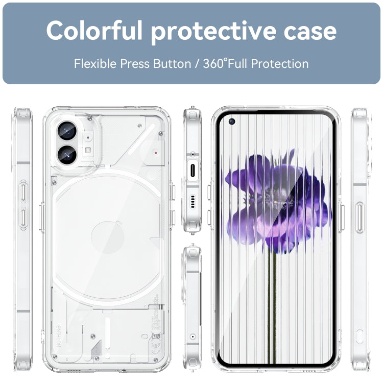 For Nothing Phone 1 Colorful Series Acrylic + TPU Phone Case