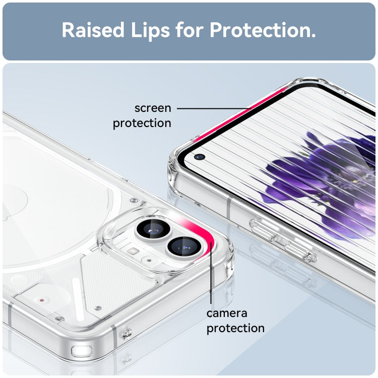 For Nothing Phone 1 Colorful Series Acrylic + TPU Phone Case