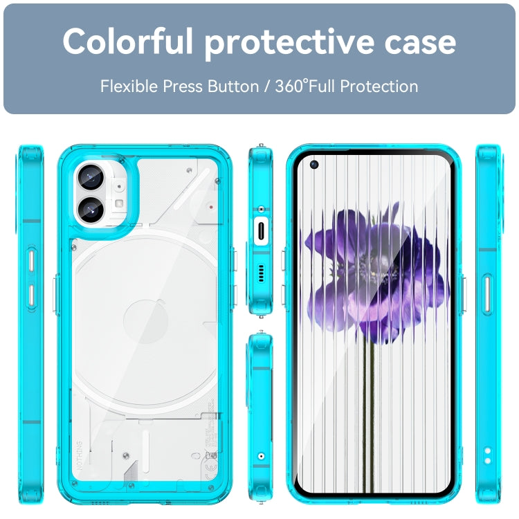 For Nothing Phone 1 Colorful Series Acrylic + TPU Phone Case