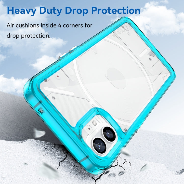 For Nothing Phone 1 Colorful Series Acrylic + TPU Phone Case