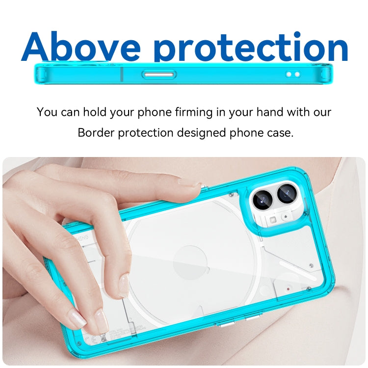 For Nothing Phone 1 Colorful Series Acrylic + TPU Phone Case