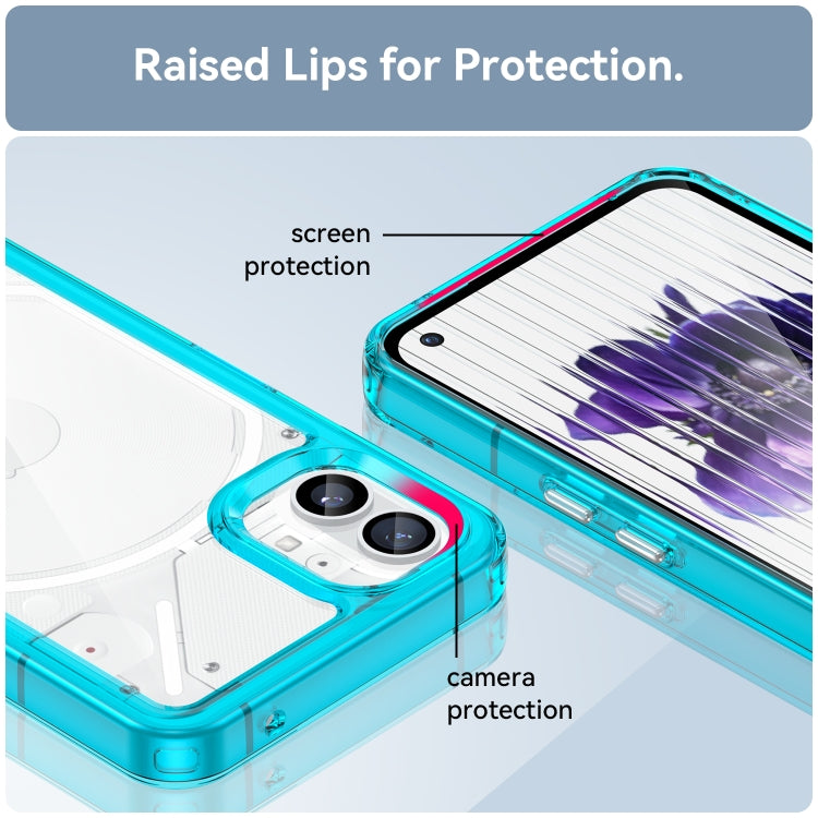 For Nothing Phone 1 Colorful Series Acrylic + TPU Phone Case