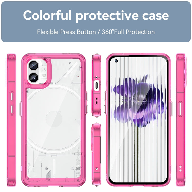 For Nothing Phone 1 Colorful Series Acrylic + TPU Phone Case