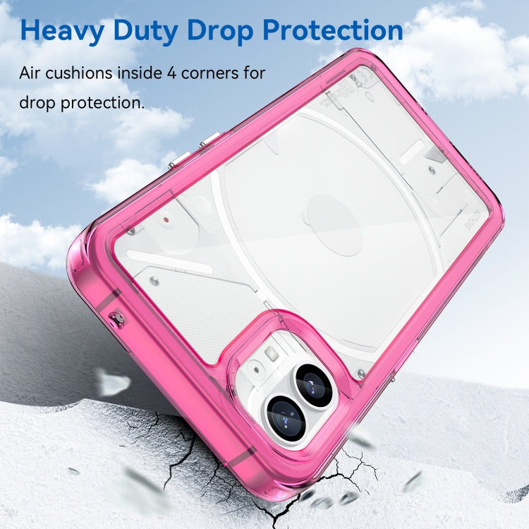 For Nothing Phone 1 Colorful Series Acrylic + TPU Phone Case