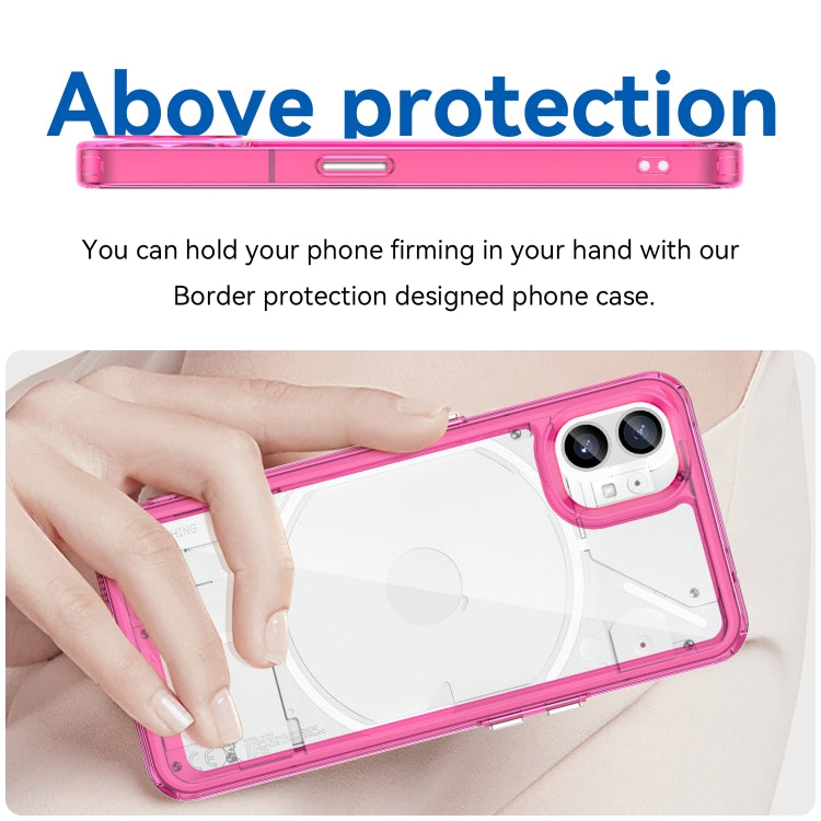 For Nothing Phone 1 Colorful Series Acrylic + TPU Phone Case