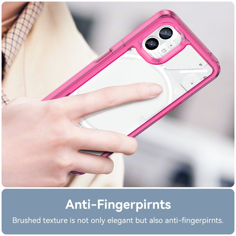 For Nothing Phone 1 Colorful Series Acrylic + TPU Phone Case