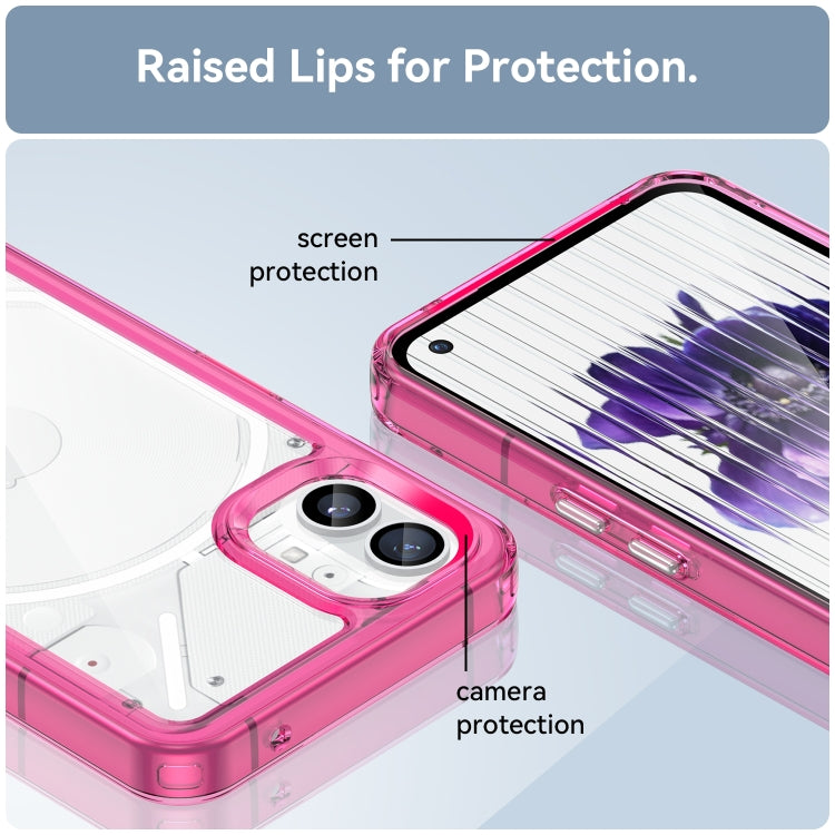 For Nothing Phone 1 Colorful Series Acrylic + TPU Phone Case