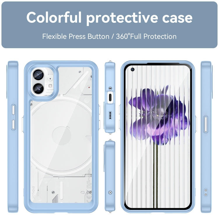 For Nothing Phone 1 Colorful Series Acrylic + TPU Phone Case