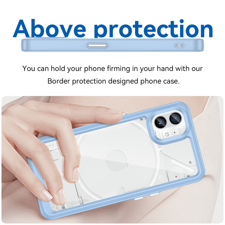 For Nothing Phone 1 Colorful Series Acrylic + TPU Phone Case
