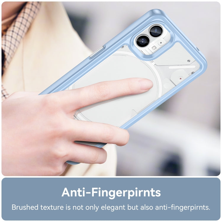 For Nothing Phone 1 Colorful Series Acrylic + TPU Phone Case