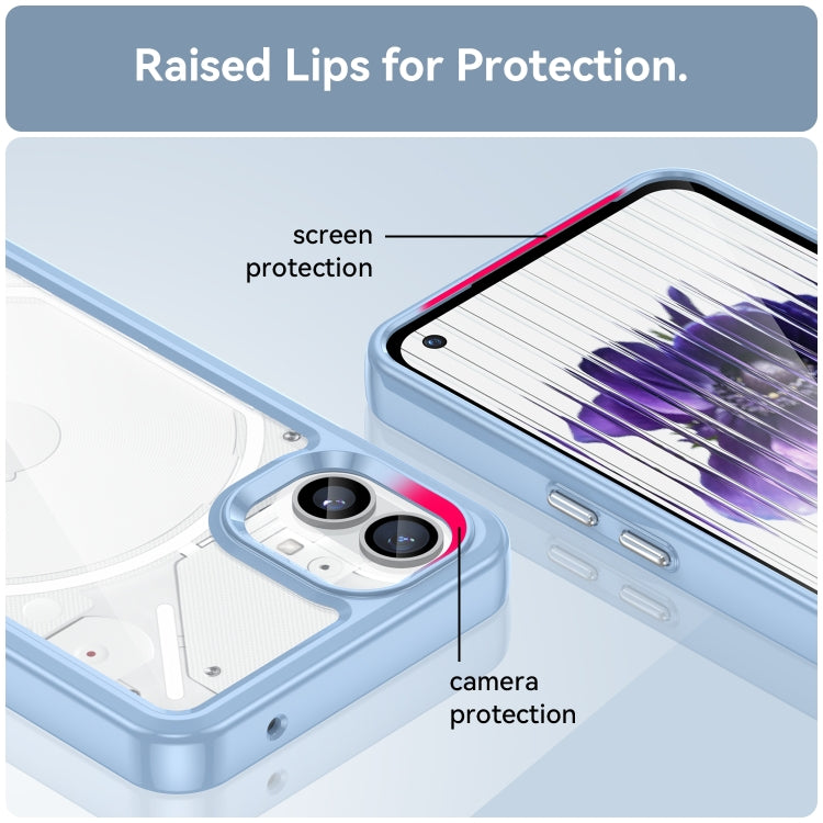 For Nothing Phone 1 Colorful Series Acrylic + TPU Phone Case