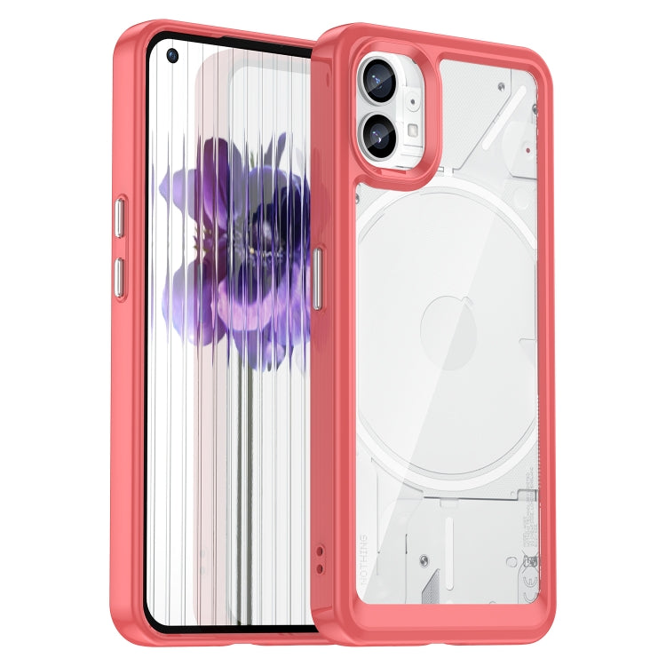 For Nothing Phone 1 Colorful Series Acrylic + TPU Phone Case