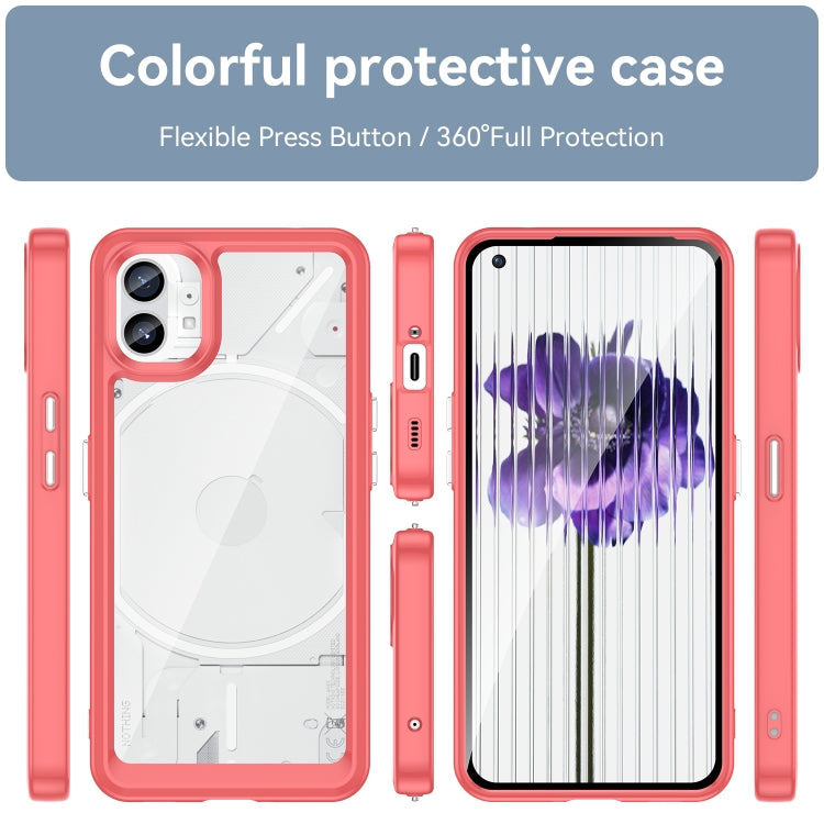 For Nothing Phone 1 Colorful Series Acrylic + TPU Phone Case
