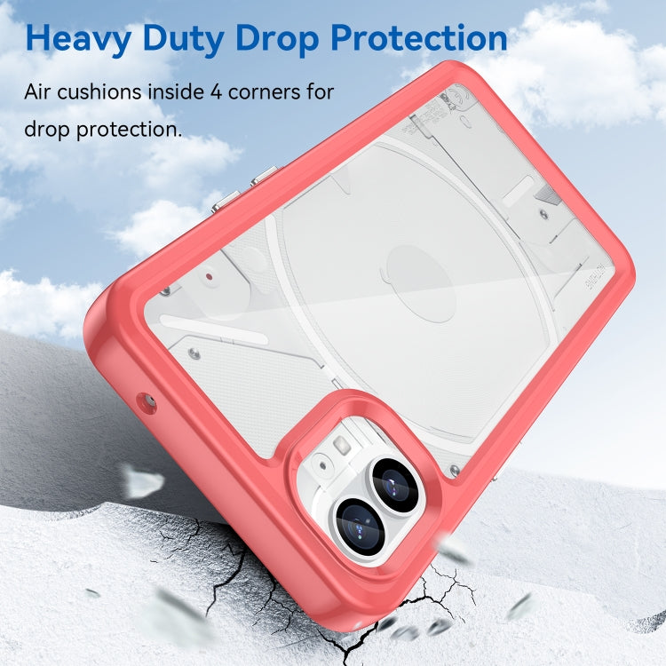 For Nothing Phone 1 Colorful Series Acrylic + TPU Phone Case