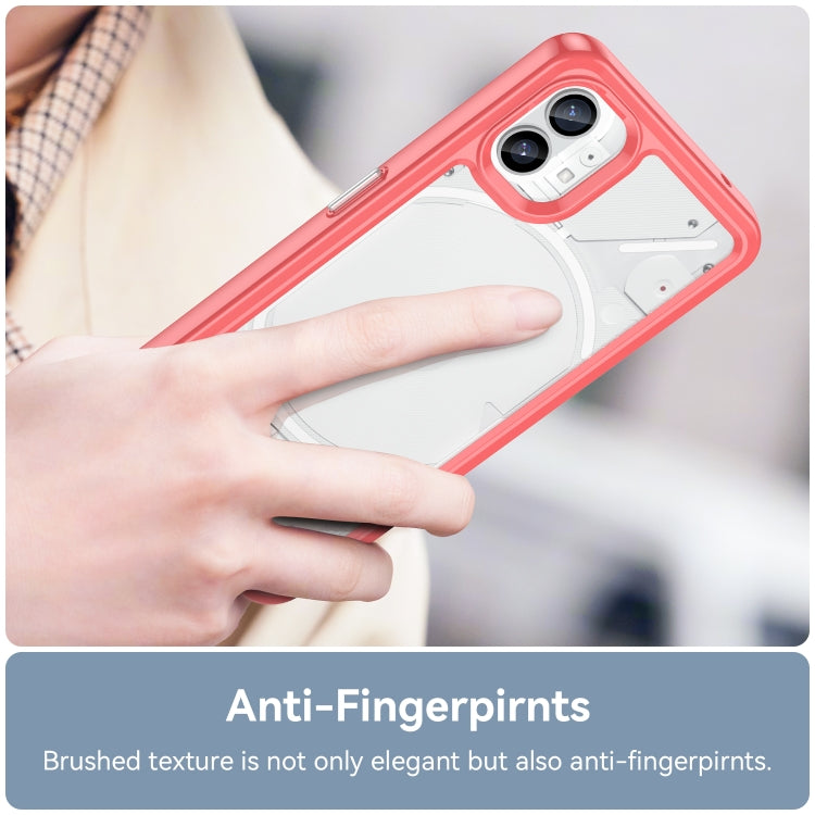 For Nothing Phone 1 Colorful Series Acrylic + TPU Phone Case