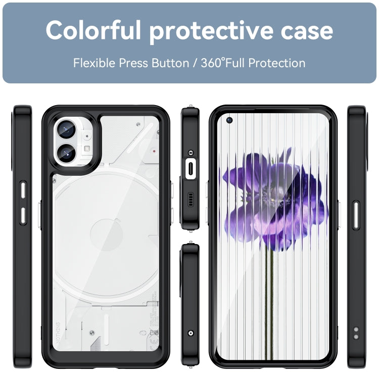 For Nothing Phone 1 Colorful Series Acrylic + TPU Phone Case