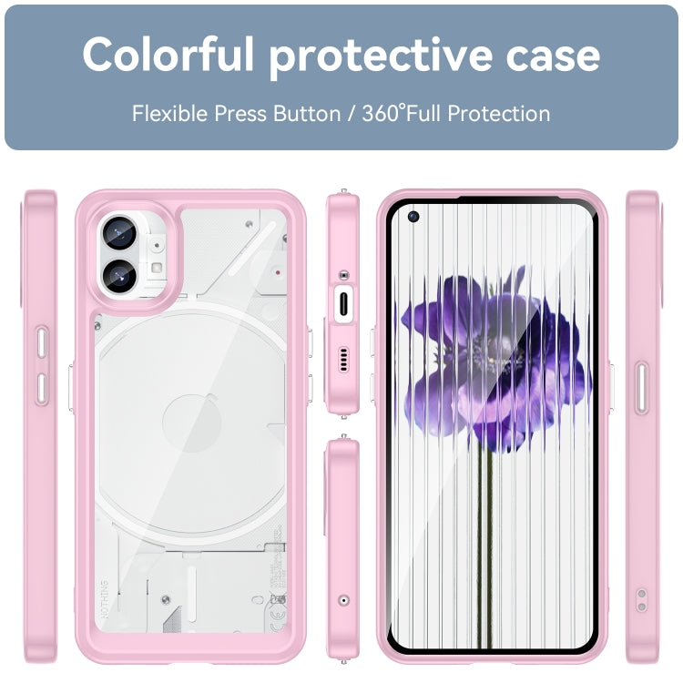 For Nothing Phone 1 Colorful Series Acrylic + TPU Phone Case
