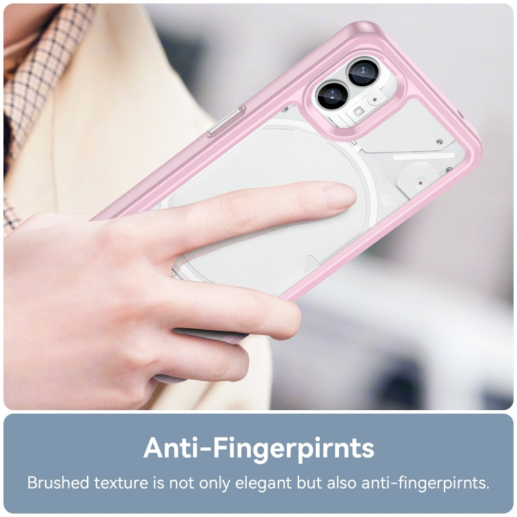 For Nothing Phone 1 Colorful Series Acrylic + TPU Phone Case