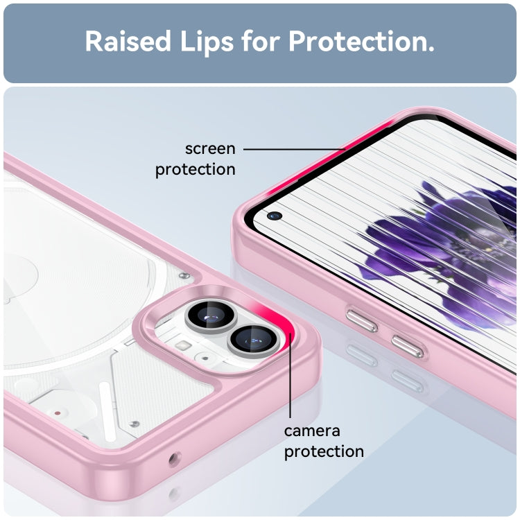 For Nothing Phone 1 Colorful Series Acrylic + TPU Phone Case