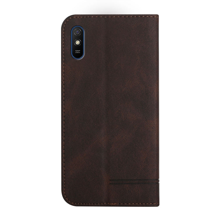 For Xiaomi Redmi 9A Strong Magnetic Leather Case