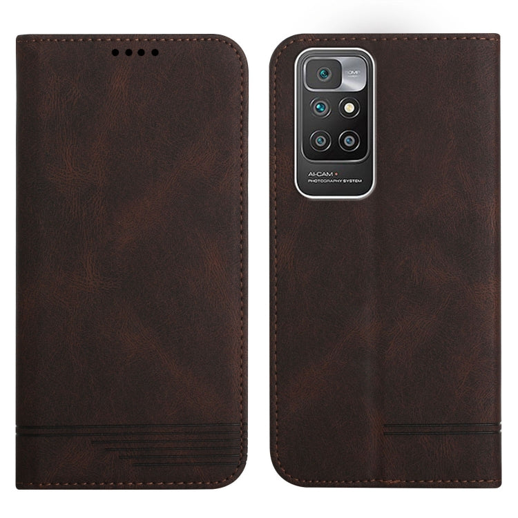 For Xiaomi Redmi 10 Strong Magnetic Leather Case