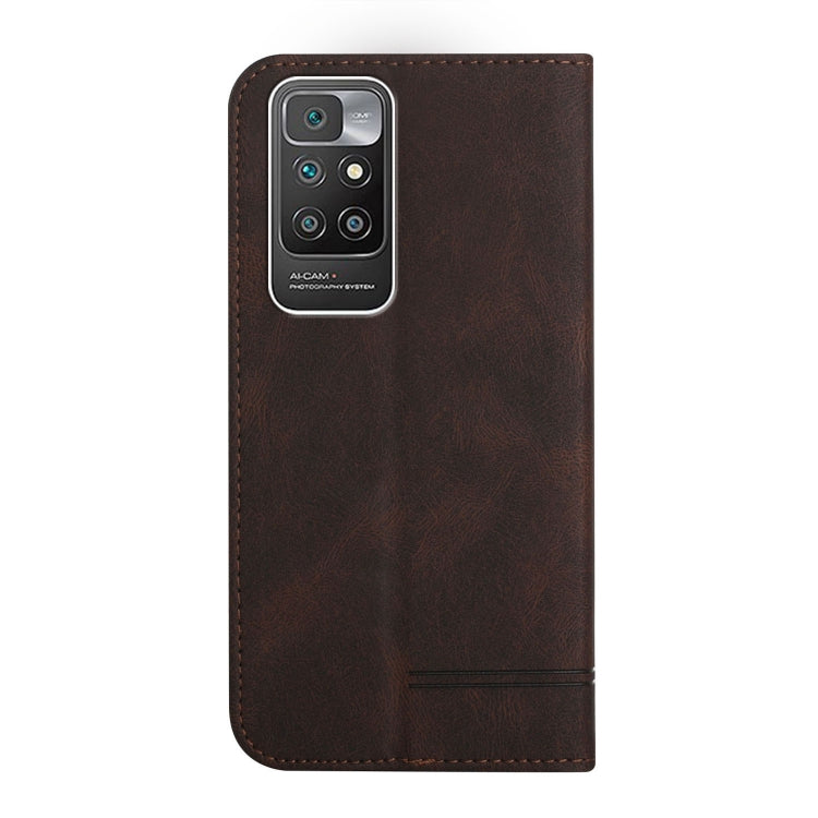 For Xiaomi Redmi 10 Strong Magnetic Leather Case