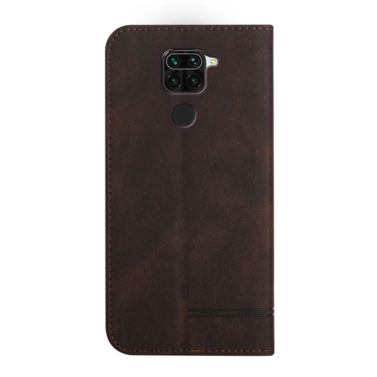 For Xiaomi Redmi Note 9 Strong Magnetic Leather Case