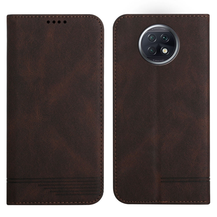 For Xiaomi Redmi Note 9T Strong Magnetic Leather Case